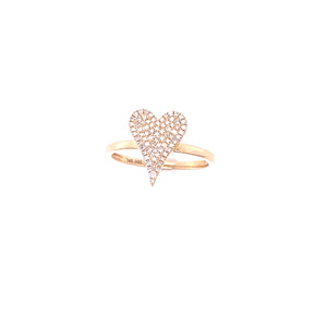 
                  
                    Diamond Pavé Heart Ring
                  
                