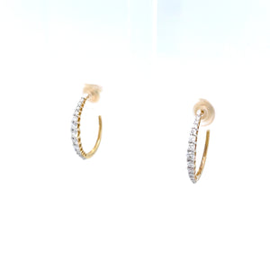 
                  
                    Graduated Diamond Hoop Earrings
                  
                