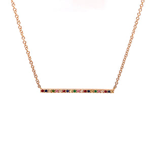 
                  
                    Rainbow Bar Necklace
                  
                