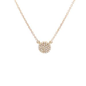 
                  
                    Diamond Disc Necklace
                  
                