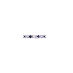 
                  
                    Diamond & Sapphire Burst Ring
                  
                